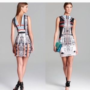 Clover Canyon bodycon dress Metropolis print